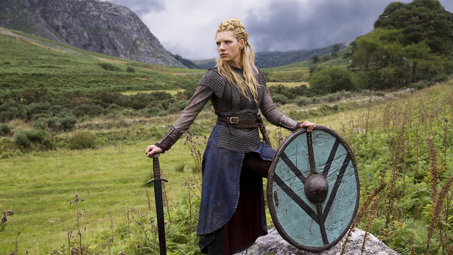 dress, nature, sword, the series, shield, drama, Vikings, historical, The V...
